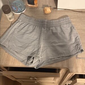 Adidas Women's Light Gray Athletic Shorts